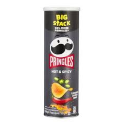 PRINGLES HOT & SPICY 165G